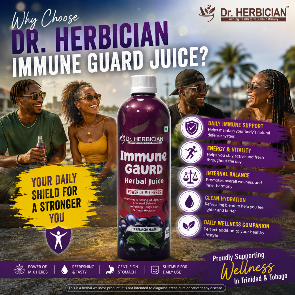Dr. Herbician Immune Guard Juice for immune support in Trinidad and Tobago