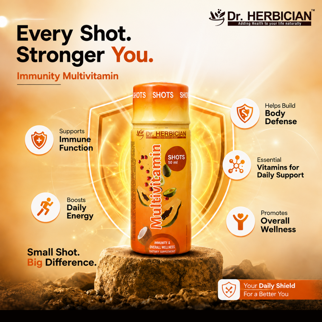 Dr. Herbician Immunity Multivitamin Shots for daily wellness support in Trinidad and Tobago