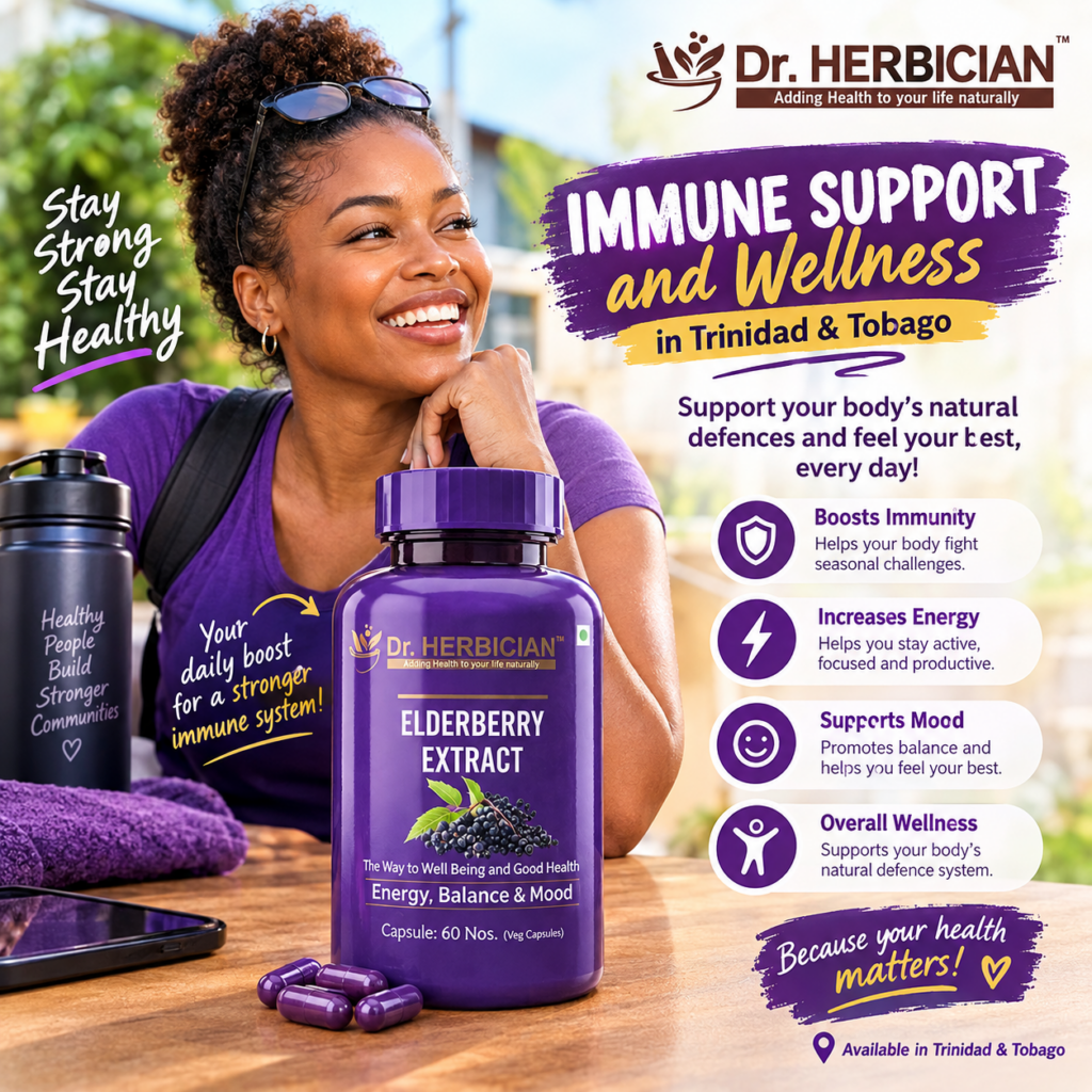 Immune Support and Wellness in Trinidad and Tobago with Dr. Herbician Elderberry Extract